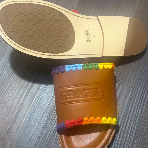 Men’s Coach Pride Slides - Picture 1 of 3